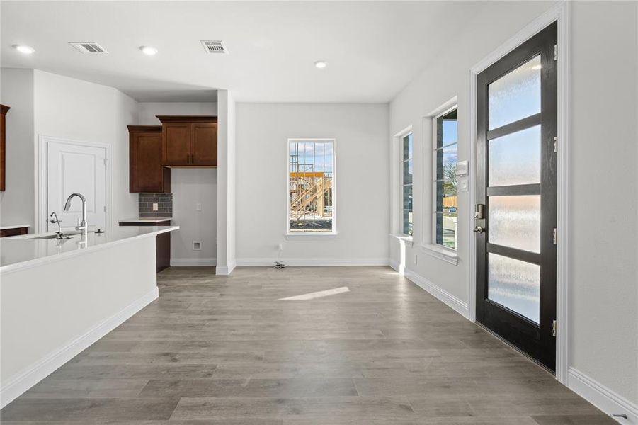 Furnished interior view inside a new home in Greenwood Square, Richardson (Image 3). Furnished interior view inside a new home in Greenwood Square, Richardson (Image 3).