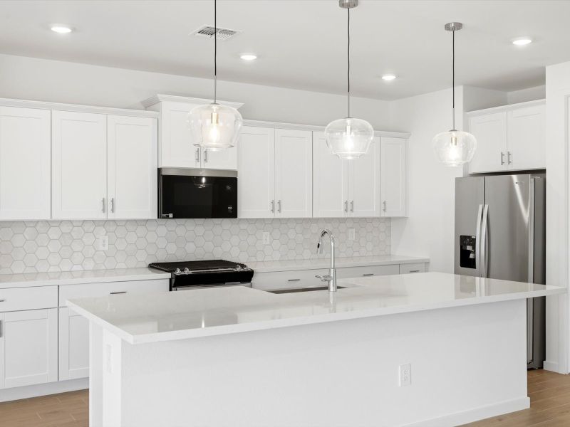 Furnished interior view inside a new home in Rancho Mirage Signature Series, Maricopa (Image 3).