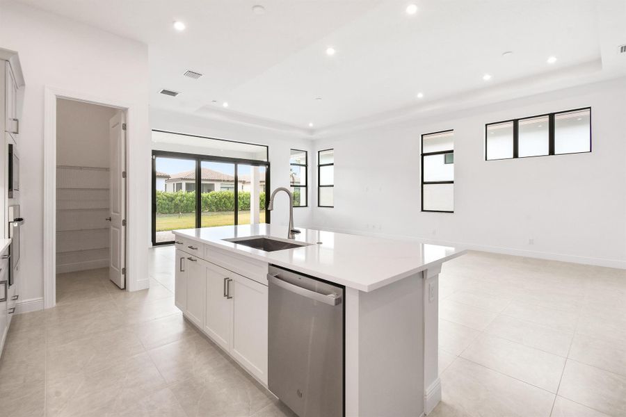 Furnished interior view inside a new home in PGA Village Verano, Port St. Lucie (Image 6).