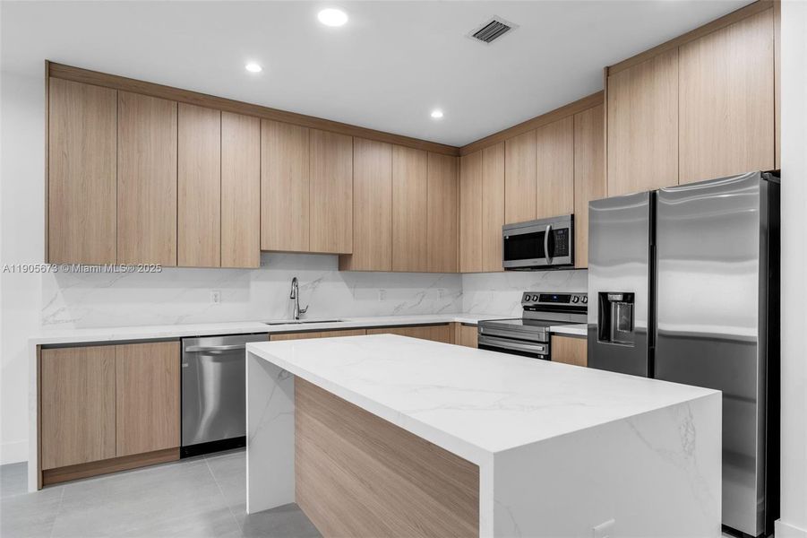 Furnished interior view inside a new home in , Miami (Image 7).