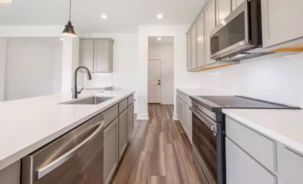 Furnished interior view inside a new home in , Kyle (Image 5). Furnished interior view inside a new home in , Kyle (Image 5).