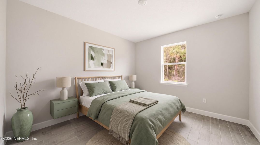 Furnished interior view inside a new home in , Palm Coast (Image 19).