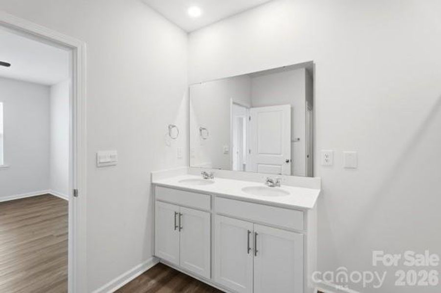 Furnished interior view inside a new home in Secrest Commons, Monroe (Image 10).