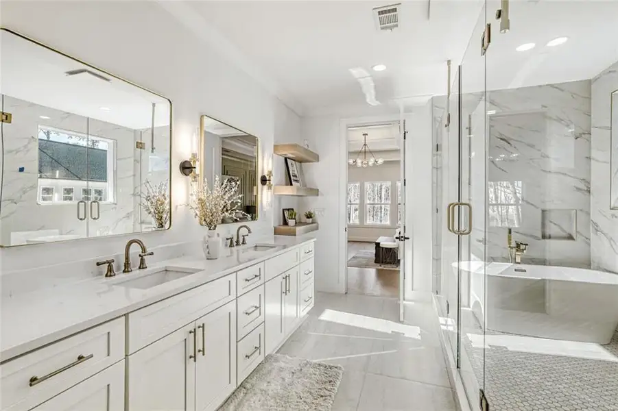 Furnished interior view inside a new home in , Grayson (Image 18).