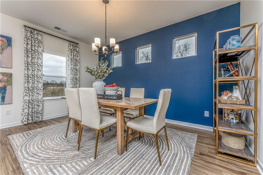 Furnished interior view inside a new home in Hillcrest Park, Ringgold (Image 6).