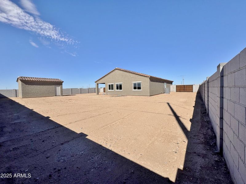 View from other side of back yard View from other side of back yard