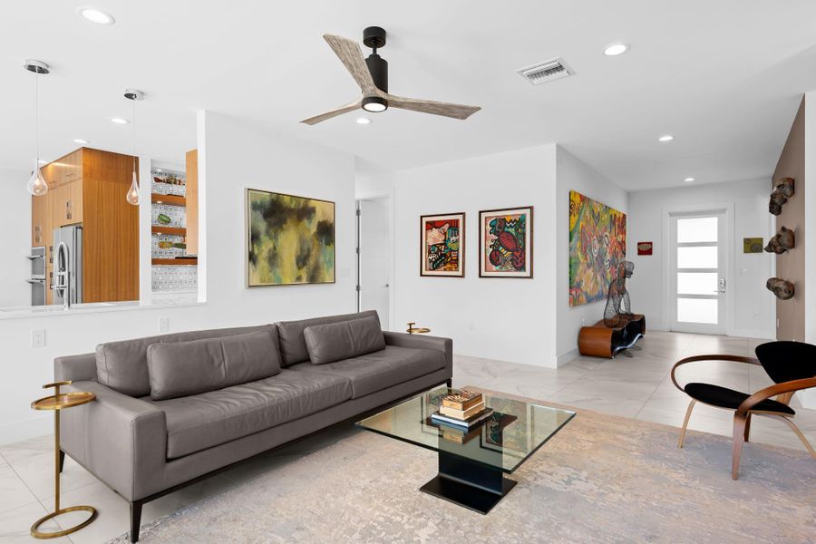 Furnished interior view inside a new home in , Fort Lauderdale (Image 17).