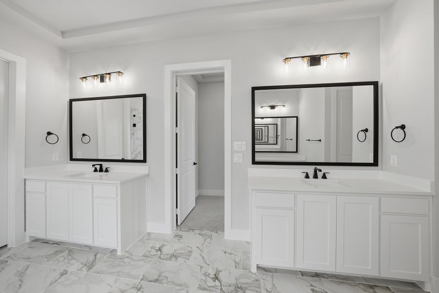 Furnished interior view inside a new home in Park Place - 80' Lots, Prosper (Image 12). Furnished interior view inside a new home in Park Place - 80' Lots, Prosper (Image 12).