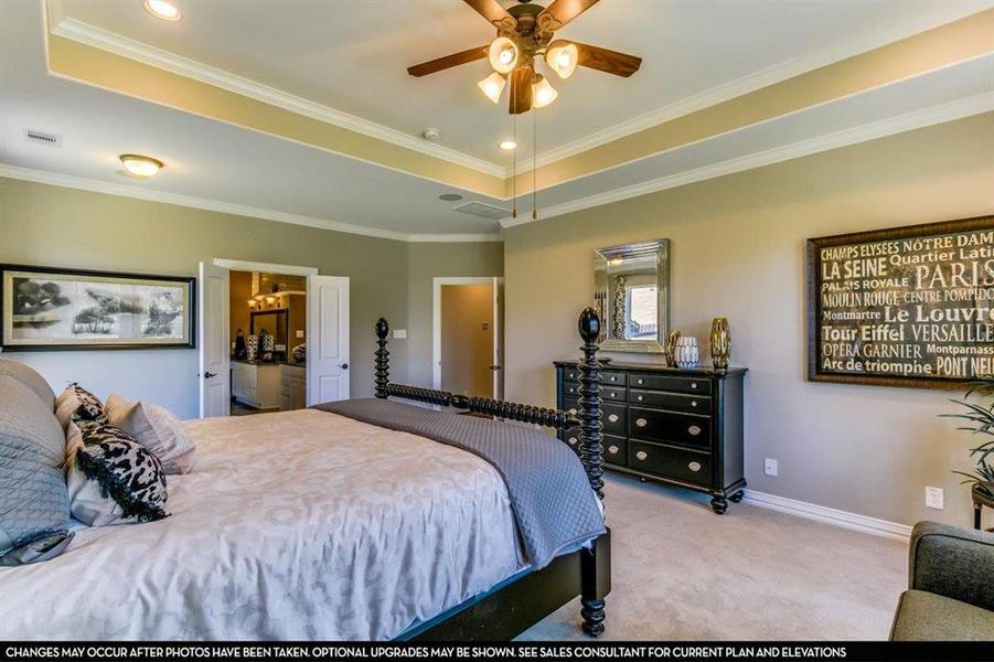 Furnished interior view inside a new home in Green Meadows, Celina (Image 11).