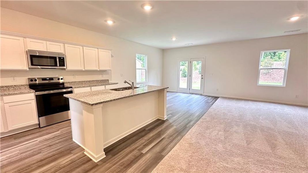 Furnished interior view inside a new home in Mt. Tabor Ridge, Dallas (Image 9).