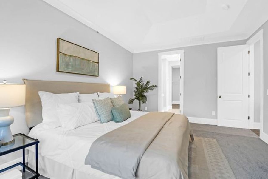 Representative furnished interior of a home built from the Milo P by True Homes in Homecoming, Ravenel (Image 16).