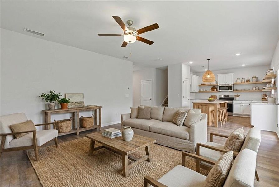 Furnished interior view inside a new home in High Shoals, Dallas (Image 8).
