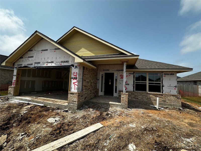 In-progress construction of a new home in Cobblestone, Texas City, TX (Image 15).