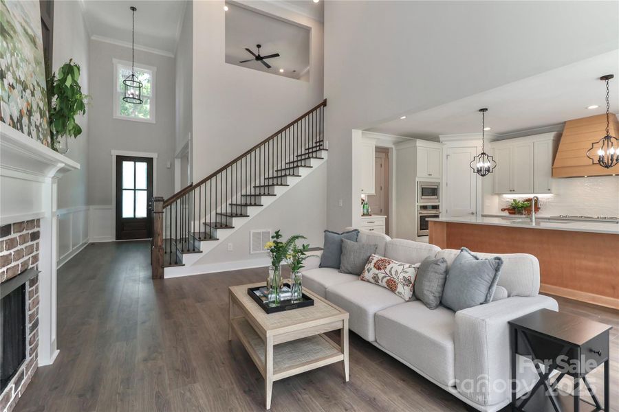 Furnished interior view inside a new home in , Sherrills Ford (Image 7).
