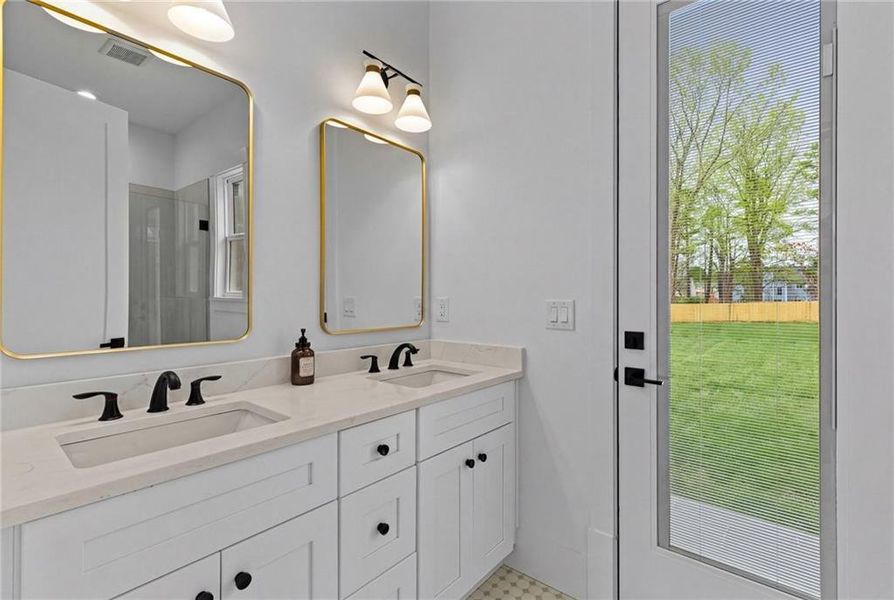 Furnished interior view inside a new home in , Dacula (Image 11).