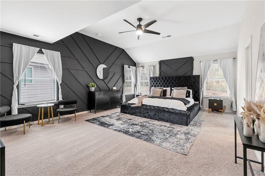 Furnished interior view inside a new home in , Atlanta (Image 12).