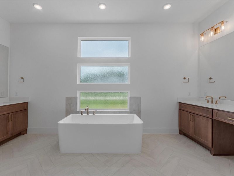 Furnished interior view inside a new home in The Estates at James Lane, Fulshear (Image 10).