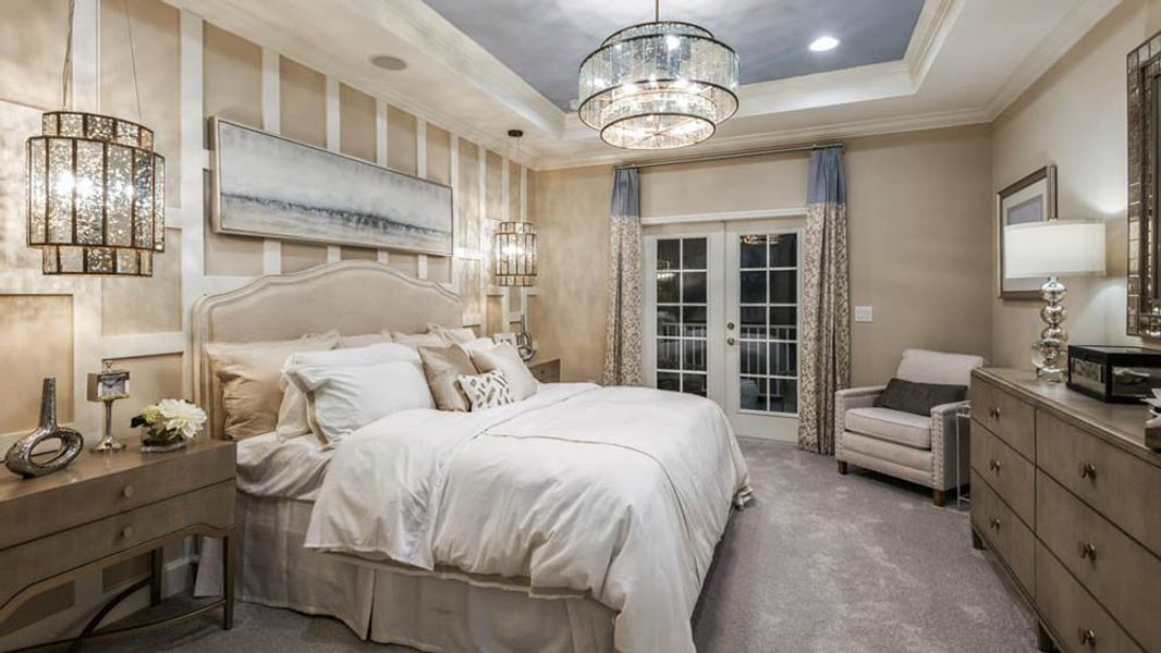 Representative furnished interior of a home built from the Barbados by Taylor Morrison in Central Park, Port St. Lucie (Image 23).