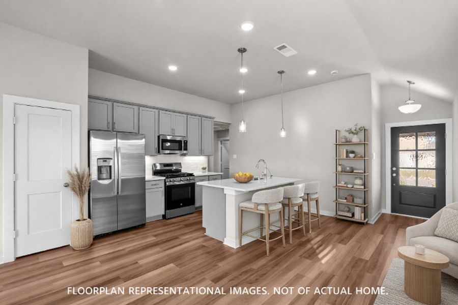 Furnished interior view inside a new home in Moran Ranch, Willis (Image 6).