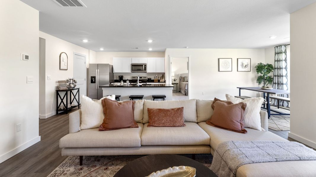 Furnished interior view inside a new home in Bayview at Harbor Crest, Ooltewah (Image 20).