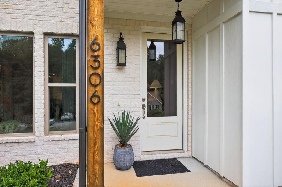 Exterior details and patio area of a home in , Flowery Branch (Image 26). Exterior details and patio area of a home in , Flowery Branch (Image 26).
