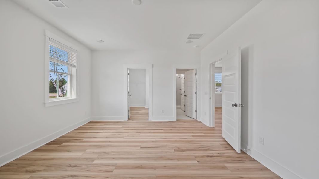 Furnished interior view inside a new home in Oak Bend, Charleston (Image 24). Furnished interior view inside a new home in Oak Bend, Charleston (Image 24).
