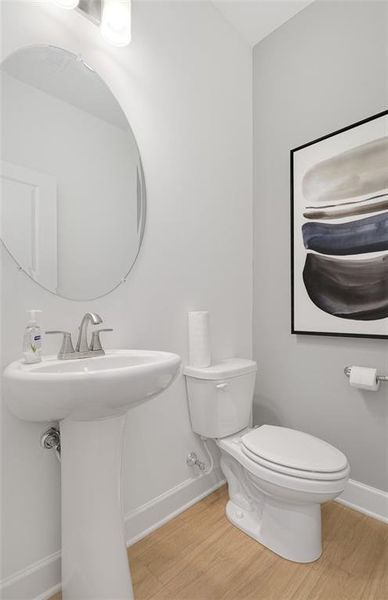 Furnished interior view inside a new home in Sierra Creek, Hoschton (Image 10).