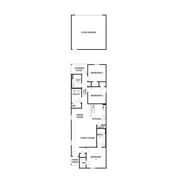 2D floor plan layout of this home in Valverde, Bastrop, TX (Image 5). 2D floor plan layout of this home in Valverde, Bastrop, TX (Image 5).