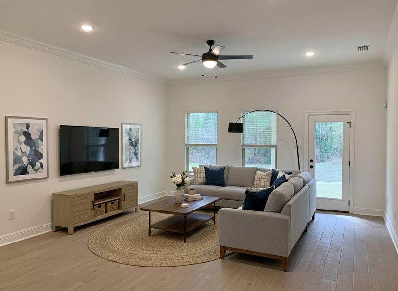 Furnished interior view inside a new home in Sentinel Ridge, Pace (Image 3).