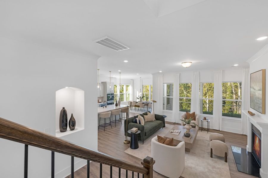 Furnished interior view inside a new home in Edgewater - Harbor Pointe, Lancaster (Image 10).