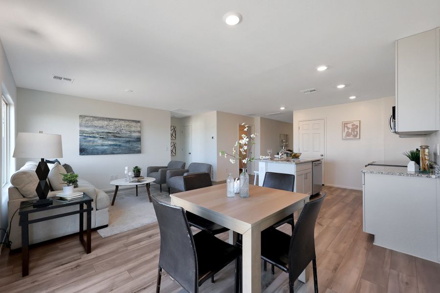 Furnished interior view inside a new home in Cross Creek Ranch, Coolidge (Image 8).