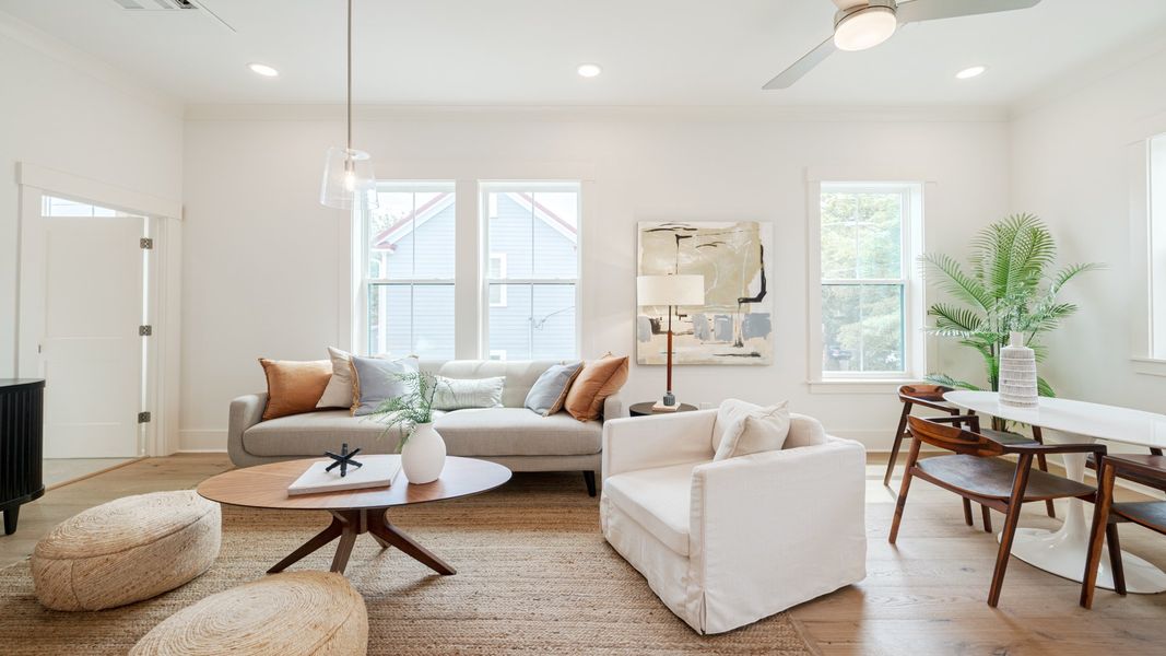 Representative furnished interior of a home built from the Ashford by DRB Homes in Grants Court, Charleston (Image 11).