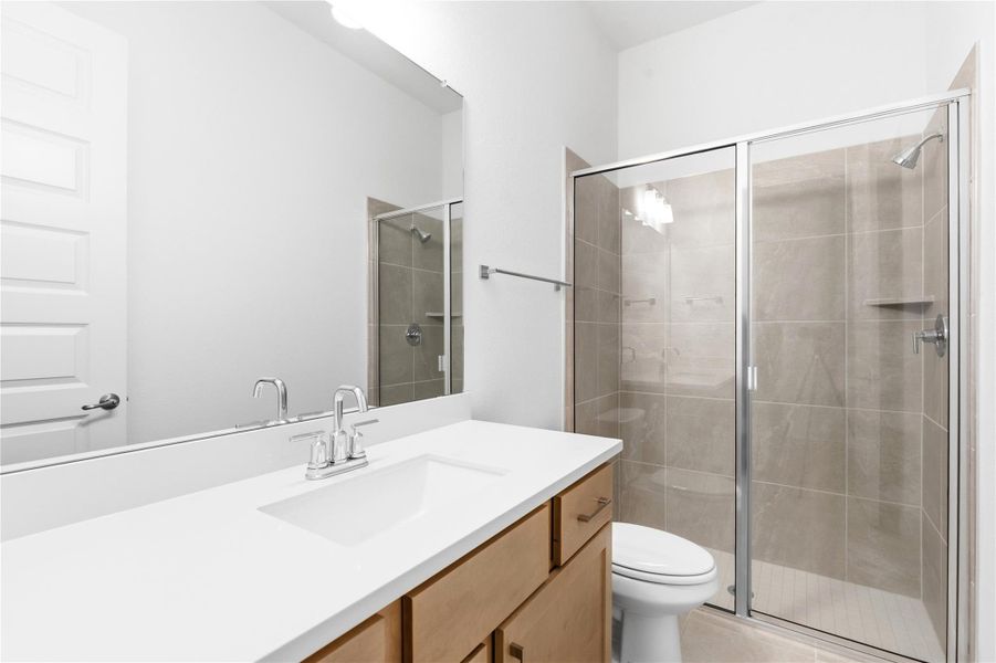 Furnished interior view inside a new home in Retreat at San Gabriel, Georgetown (Image 10).