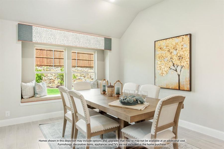 Furnished interior view inside a new home in Timberbrook, Justin (Image 3).