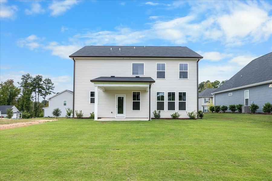 Exterior details and patio area of a home in Windsor, North Augusta (Image 4).