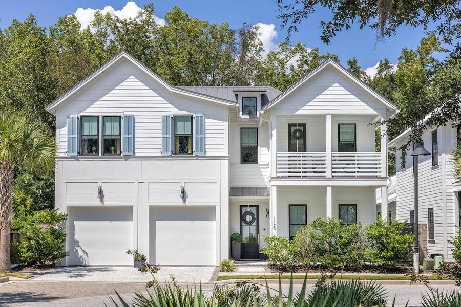 Front exterior of a new home in , Mount Pleasant, SC, highlighting curb appeal (Image 22). Front exterior of a new home in , Mount Pleasant, SC, highlighting curb appeal (Image 22).