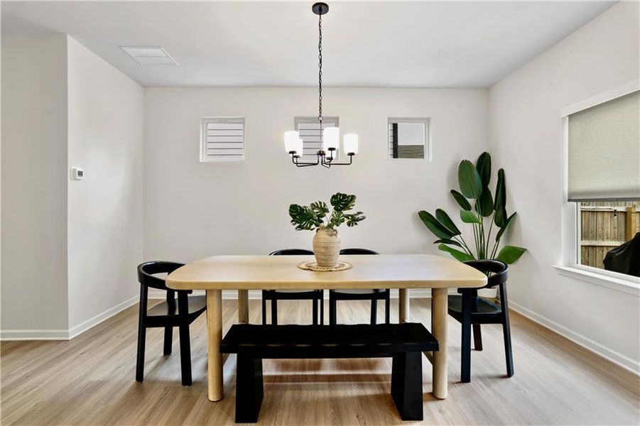 Furnished interior view inside a new home in , Cartersville (Image 6).