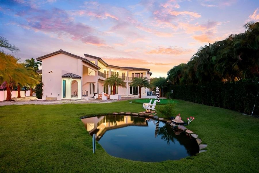 Backyard Sunset