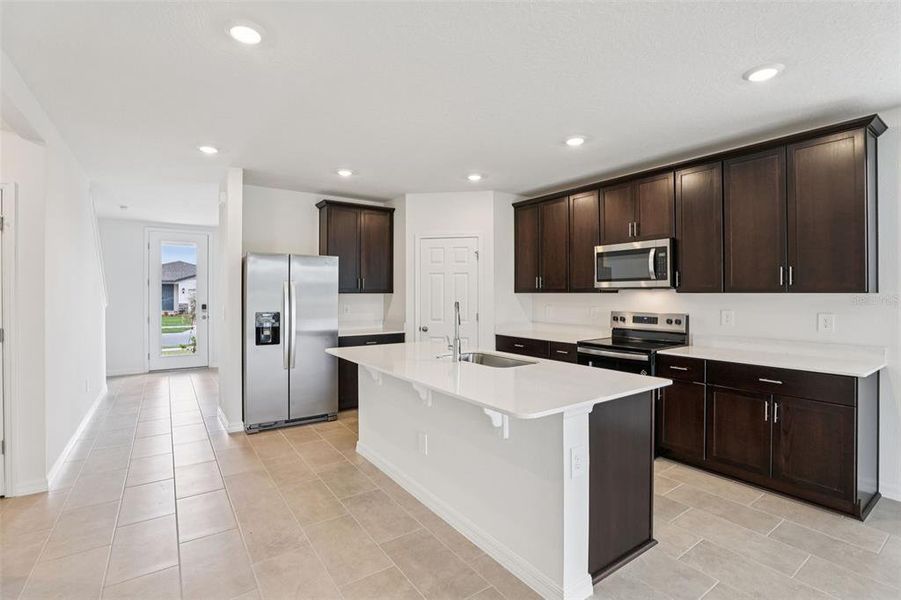 Furnished interior view inside a new home in The Meadow at Crossprairie, St. Cloud (Image 13).
