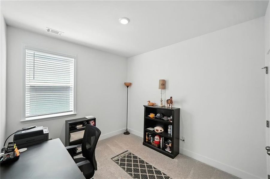 Furnished interior view inside a new home in Hickory Bluffs, Canton (Image 15). Furnished interior view inside a new home in Hickory Bluffs, Canton (Image 15).
