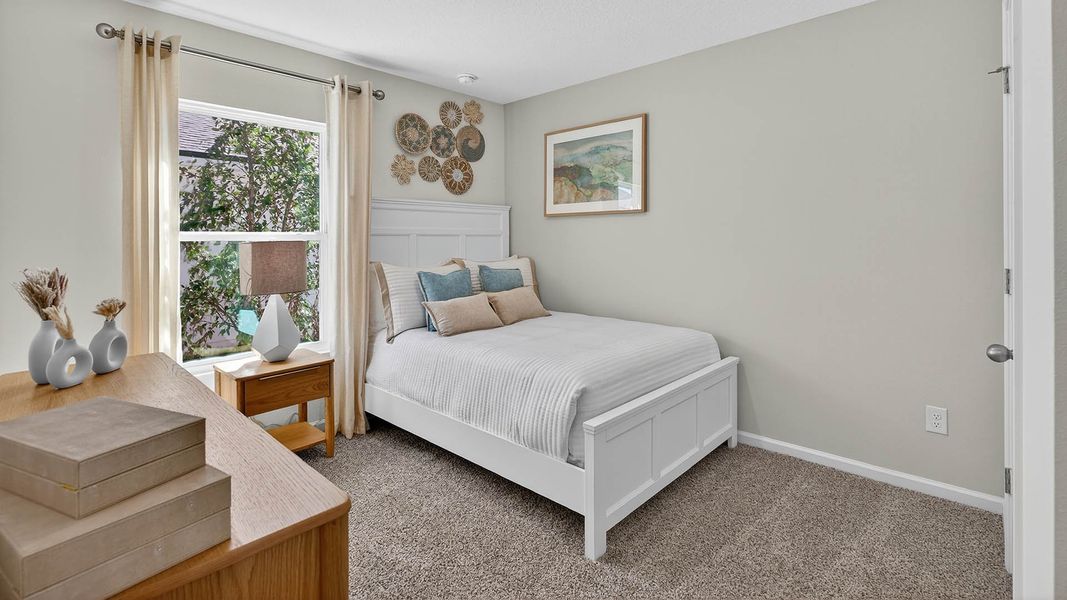 Representative furnished interior of a home built from the LAKESIDE by D.R. Horton in Copes Landing, Jacksonville (Image 20).