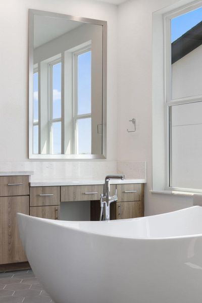 Close-up of interior finishes inside a home in Agave, Austin (Image 20).