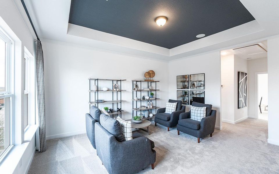 Representative furnished interior of a home built from the Sonora by CastleRock Communities in Solterra, Mesquite (Image 15).