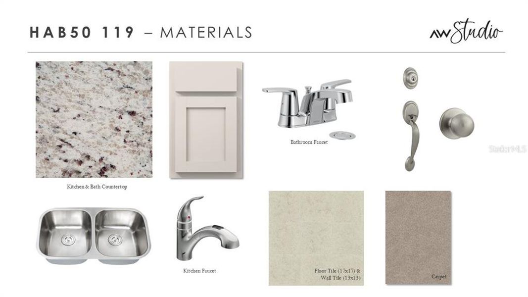 Sample of building materials used in homes in Hawks Run, Kissimmee (Image 2). Sample of building materials used in homes in Hawks Run, Kissimmee (Image 2).