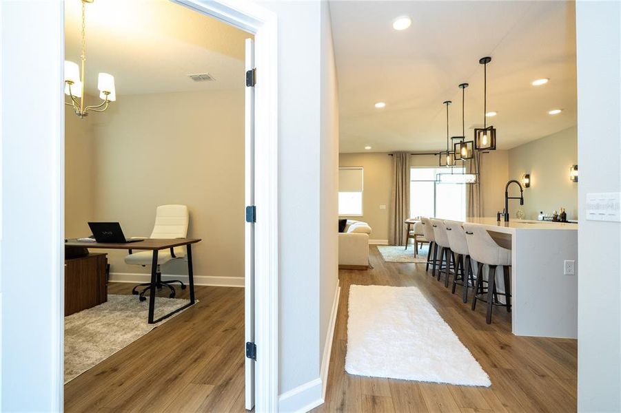 Furnished interior view inside a new home in Eden at Crossprairie, St. Cloud (Image 11).