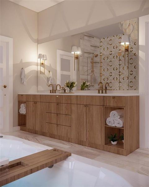 Furnished interior view inside a new home in , Gotha (Image 11).