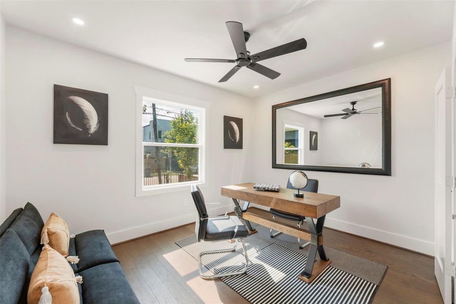 Bedroom #1 makes a great office