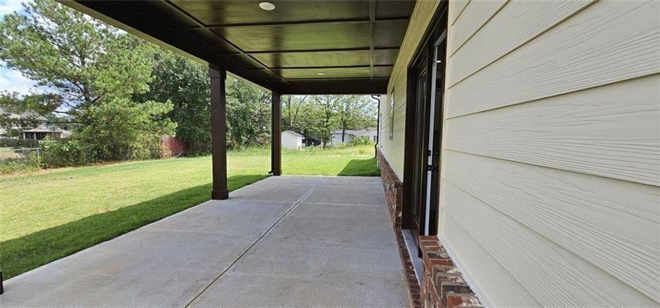 Exterior details and patio area of a home in , Loganville (Image 24). Exterior details and patio area of a home in , Loganville (Image 24).