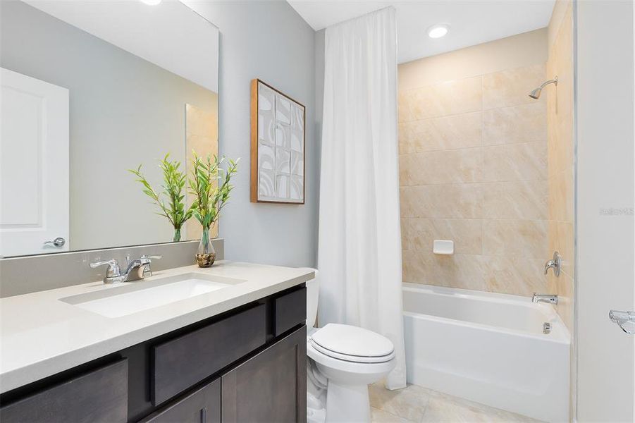 Furnished interior view inside a new home in EverBe, Orlando (Image 22).