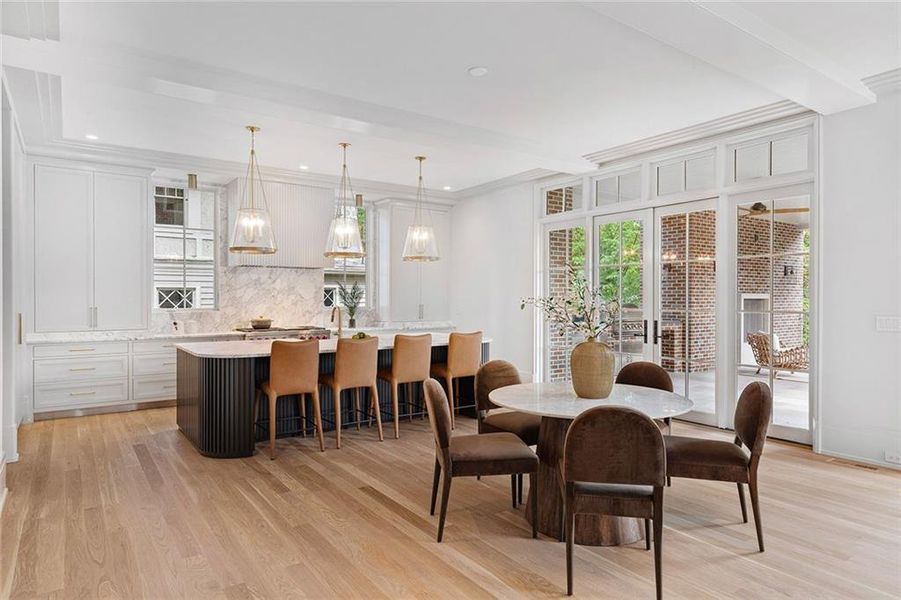 Furnished interior view inside a new home in , Atlanta (Image 9). Furnished interior view inside a new home in , Atlanta (Image 9).